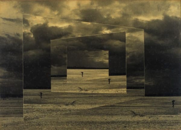 Lionel Wendt, Adventures in Space (ca. 1940). Photomontage, 32 x 45 cm. Courtesy Lionel Wendt Trust