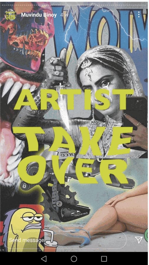 An intimate look at artists...