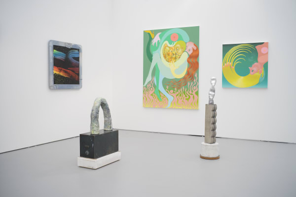 Wendell Gladstone, Wendy White, and Jake Ziemann, Untitled Miami 2017