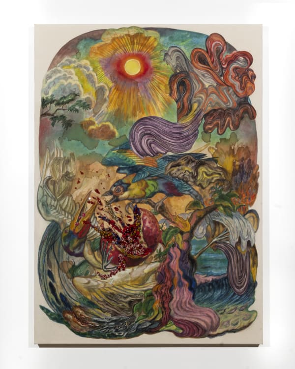 Ken Gun Min the color of pomegranate (xenophobia), 2024