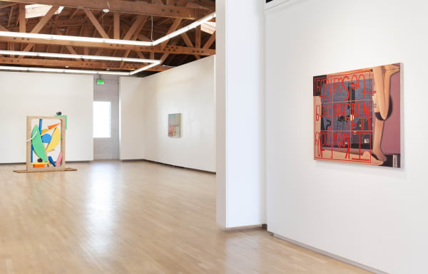 Michael Stamm, Chris Bogia, and Rachel Granofsky in Roommates, Shulamit Nazarian, Los Angeles