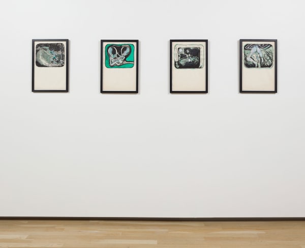 Mike Kelley in Pangs to Pangolins, 2018. Shulamit Nazarian, Los Angeles.