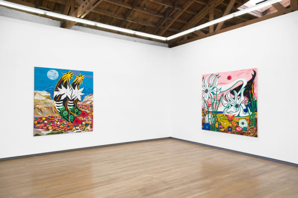 Installation view, Daniel Gibson: Valley of the Moon, Shulamit Nazarian, Los Angeles, November 13, 2021 – January 8, 2022.