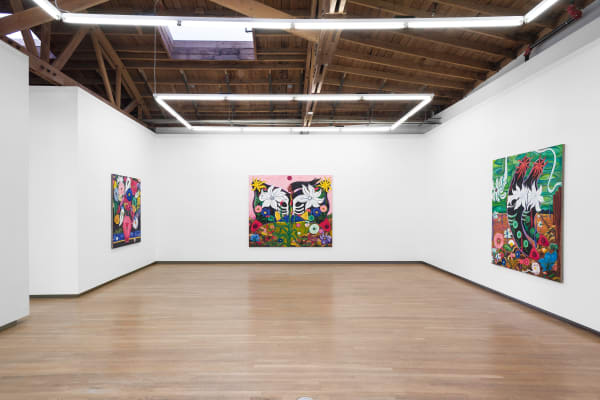 Installation view, Daniel Gibson: Valley of the Moon, Shulamit Nazarian, Los Angeles, November 13, 2021 – January 8, 2022.