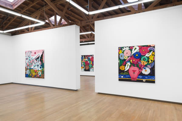 Installation view, Daniel Gibson: Valley of the Moon, Shulamit Nazarian, Los Angeles, November 13, 2021 – January 8, 2022.