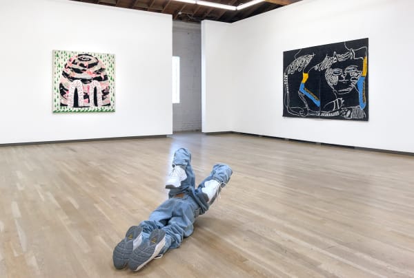 Trenton Doyle Hancock, Tori Wrånes, and Summer Wheat in Turn Back, Turn Back!, Shulamit Nazarian, Los Angeles