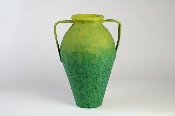 Daniel Gordon, Green Vase With Handles, 2024