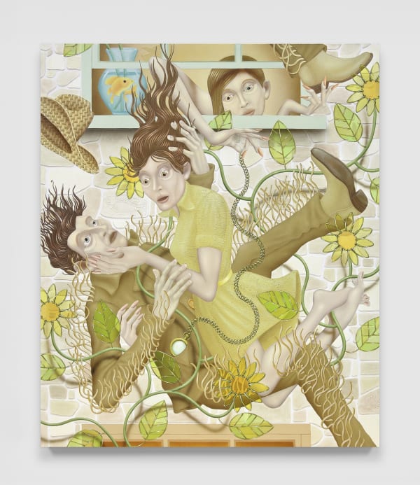 Wendell Gladstone Head Over Heels, 2025 Acrylic on canvas 71 x 59 in 180.3 x 149.9 cm