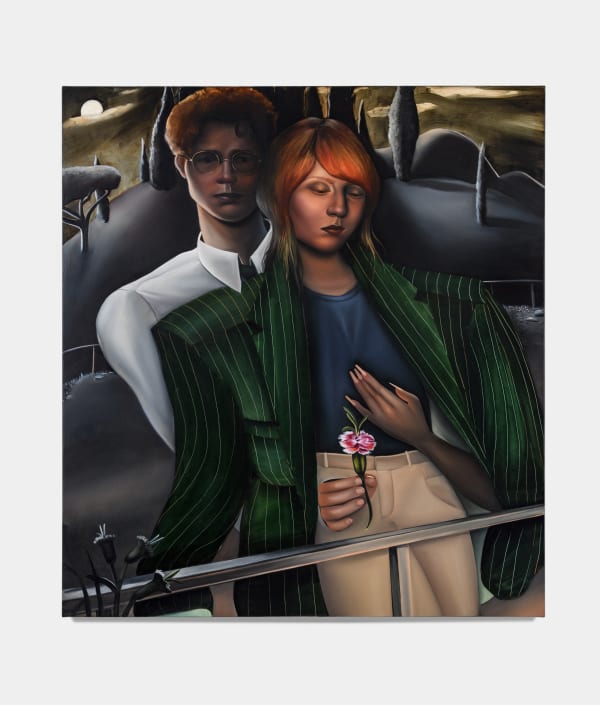 Coady Brown Night Bloom, 2025 Oil on canvas 46 x 42 in 116.8 x 106.7 cm