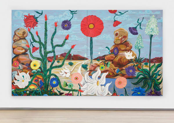 Daniel Gibson, Two Lovers (detail), 2021. Oil on linen.