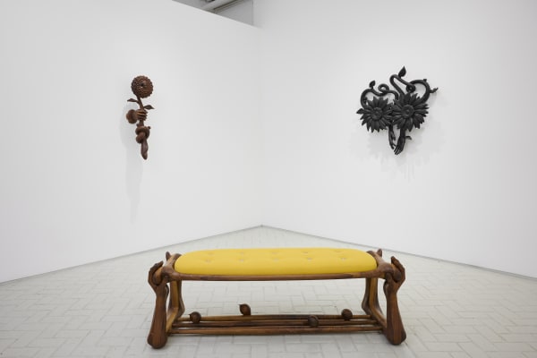 Vincent Pocsik - Stool with Oranges Hands and Ears, 2025