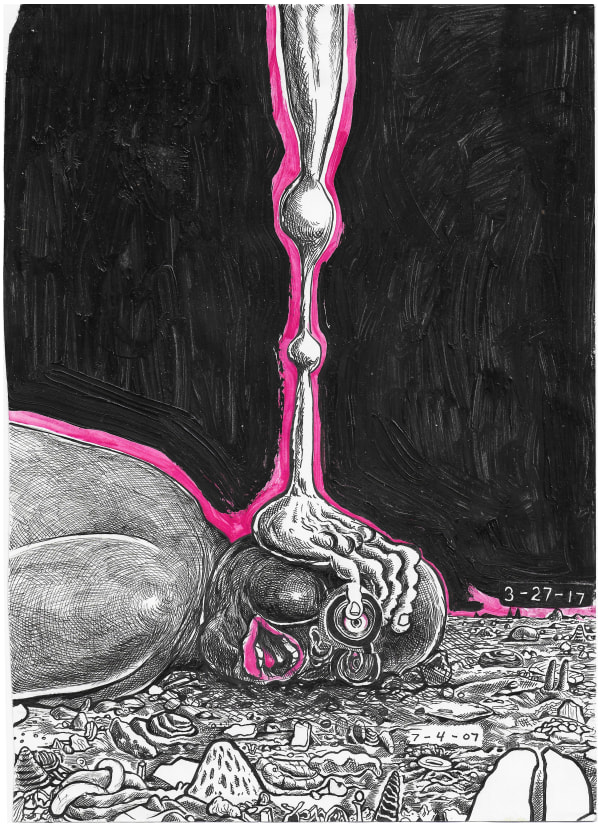 Trenton Doyle Hancock, Pressed, 2017