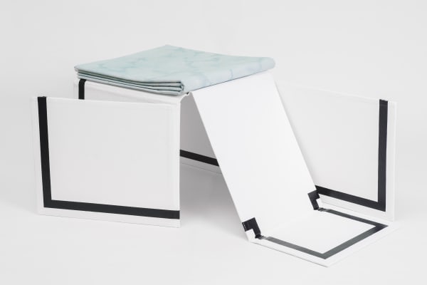 Carmen Argote, Folding Structure (pool), 2016