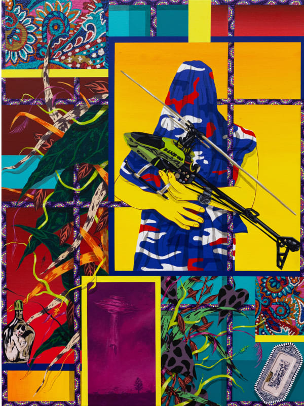 Amir H. Fallah, They Are Out There, 2019