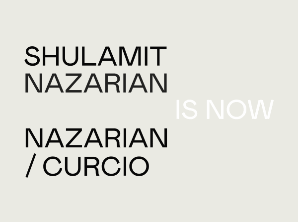 Shulamit Nazarian is now Nazarian / Curcio