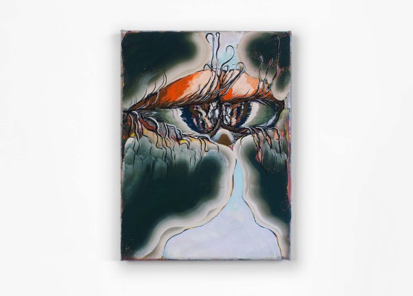 Bridget Mullen, Birthday Series #11, 2021, Flashe on Linen, 12 x 9 inches