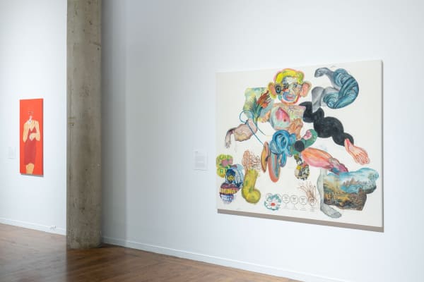 Installation photograph, "i know you are, but what am i?", Utah Museum of Contemporary Art, Jun 24, 2022–Jan 7, 2023, photo by Zachary Norman, © UMOCA