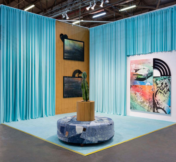 Wendy White. Seafoam (Convertible), 2020. Installation, The Armory Art Show 2020