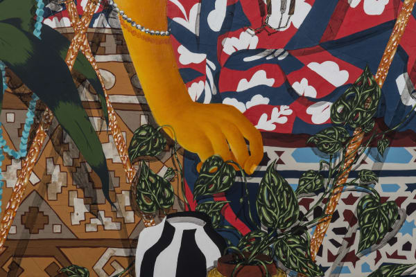 Amir H. Fallah. Entangled in The Tropics, 2012 (detail)