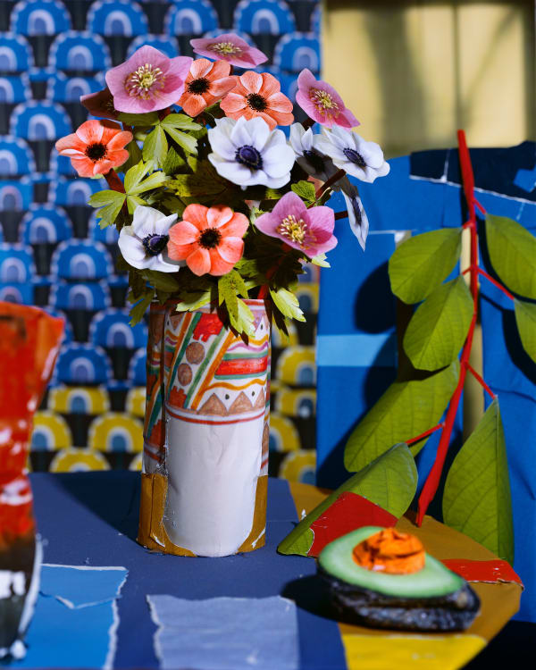 Daniel Gordon, Anemone Flowers, and Avocado, 2012