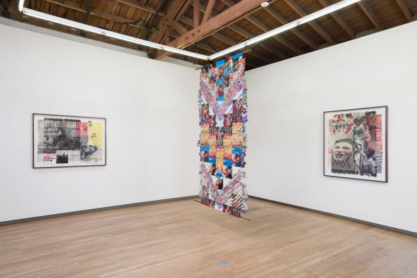Miguel Arzabe: Tejido Cultural, installation view, Shulamit Nazarian, Los Angeles, September 18 – October 30, 2021.