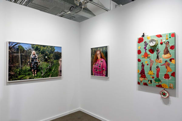 Amir H. Fallah, Genevieve Gaignard, and Wendy White, Dallas Art Fair, 2018