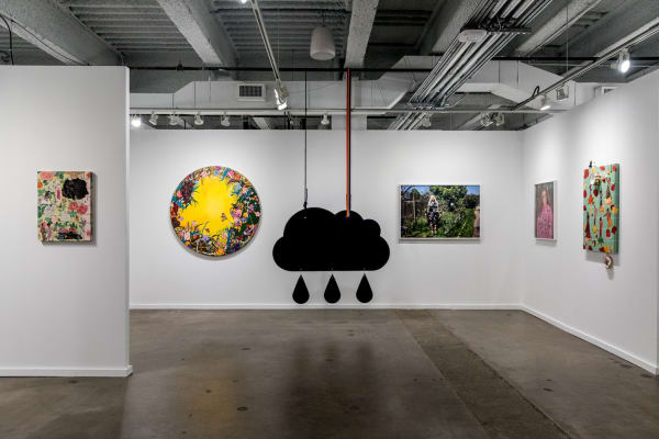 Amir H. Fallah, Genevieve Gaignard, and Wendy White, Dallas Art Fair, 2018