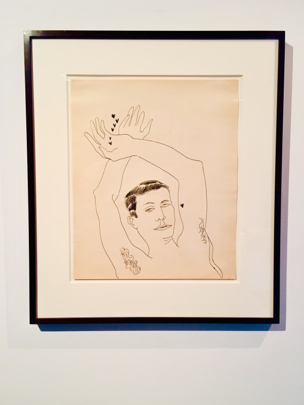 Andy Warhol's original drawing. All enquiries to Simon Oldfield.