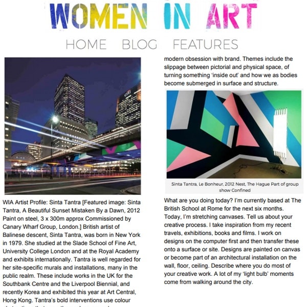 Artist Profile: Sinta Tantra