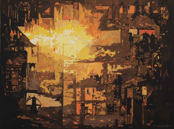 Abdallah Sadouk, Coucher de soleil, 2014