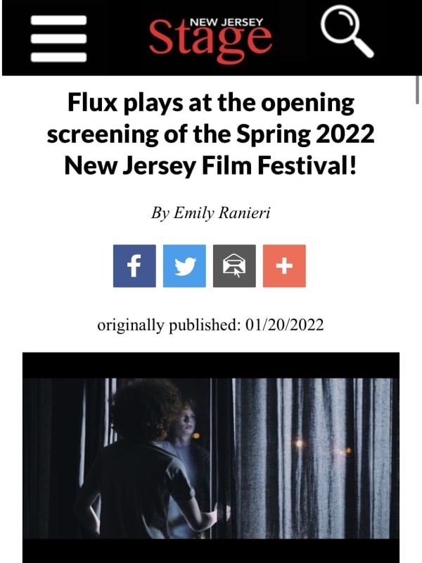 Cléa van der Grijn’s Flux at the New Jersey Film Festival