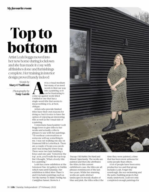 Leah Beggs: Sunday Independent interview