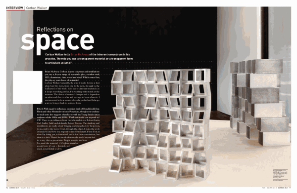 IRISH ARTS REVIEW: Corban Walker