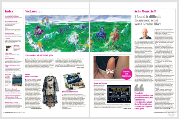 JOHN SHORT, Irish Times Magazine