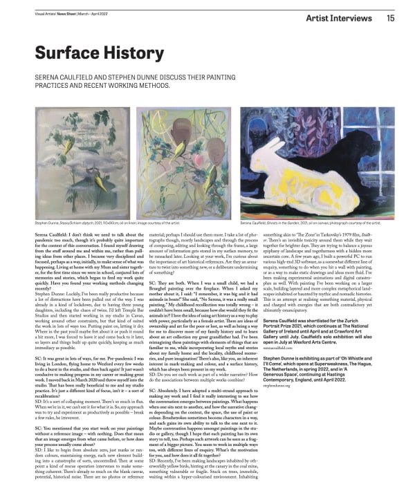 Surface History: Serena Caulfield