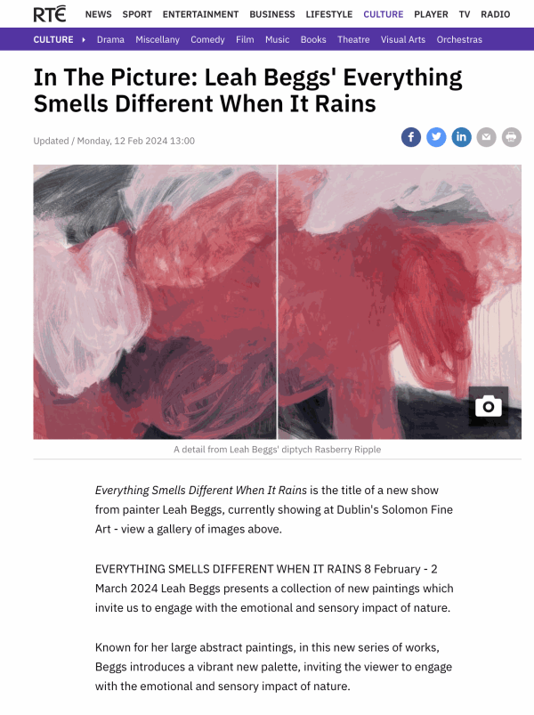 In The Picture: Leah Beggs' Everything Smells Different When It Rains