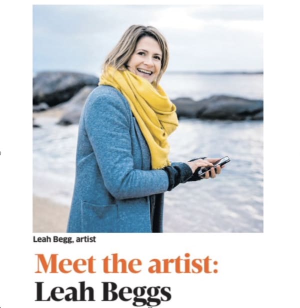 Meet the Artist: Leah Beggs - capturing the smell of rain through the painting 