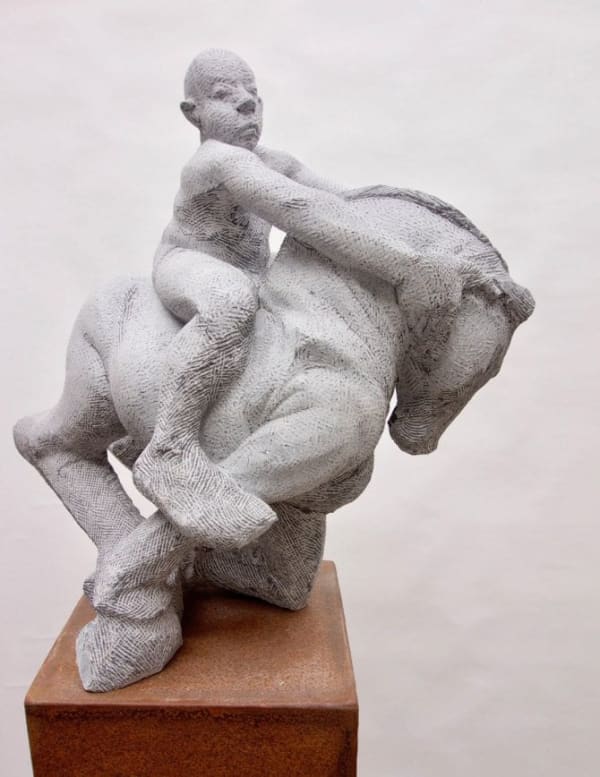 Michael Quane RHA Horse and Rider I Kilkenny limestone