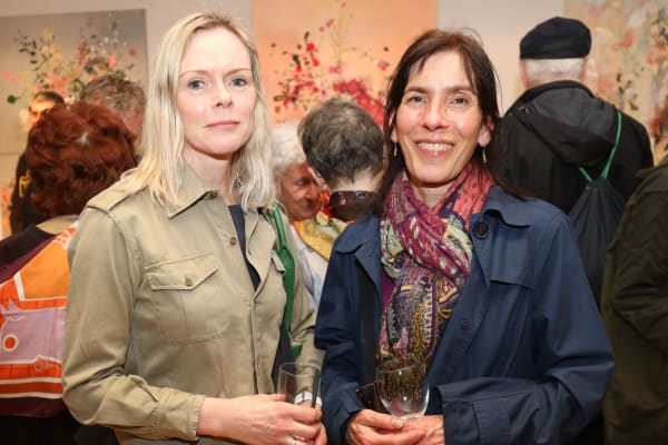 Frances Logue and Nancy Previs