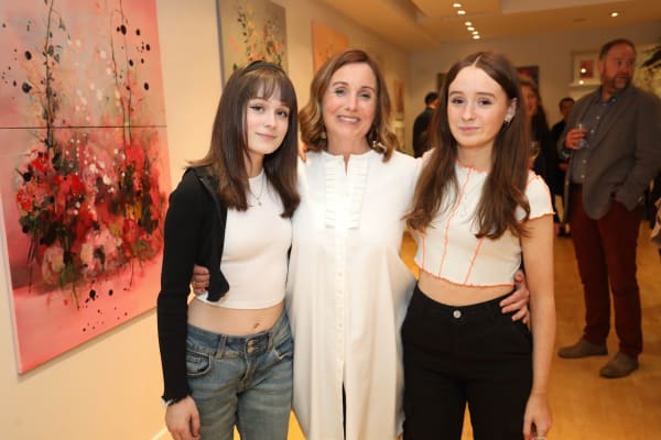 Melissa O'Donnell with daughters Zoe and Lucy
