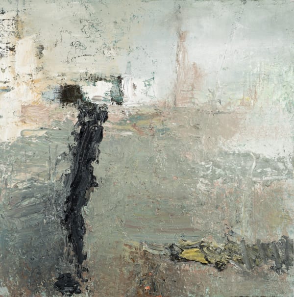 Carol Hodder, Mudlark, oil on canvas, 60 x 60cm
