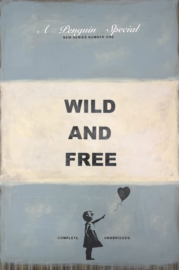 Storm-Manor-Gallery-Exeter-Ladybird-Book-Covers-Banksy-Girl-Balloon