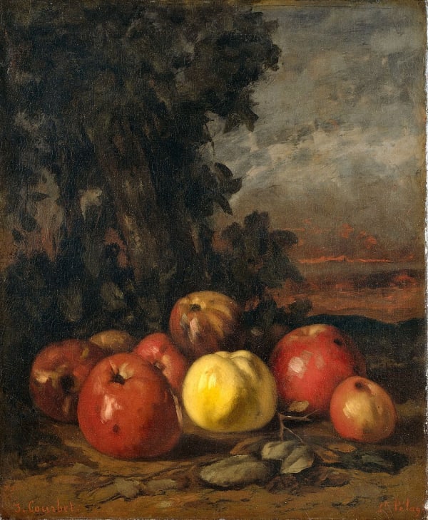 Gustave Courbet Nature morte aux fruits, 1871-1872 Oil on canvas Courtesy Rijksmuseum, Amsterdam