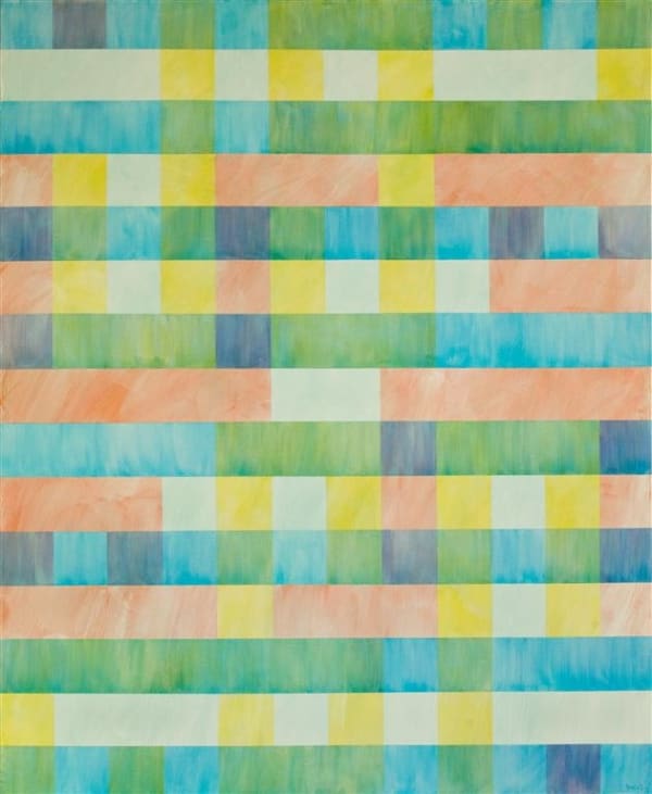 Km2009008 K Boullata Nur Min Nur 2009 Light Of Light Acrylic On Canvas 135X108Cm Large