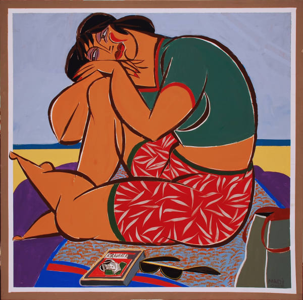 Hussein Madi, Untitled, 120x120, 2007, acrylic on canvas