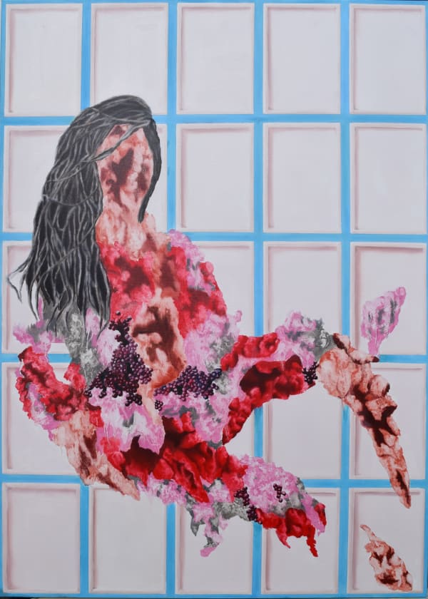 Face Me, 2017 Oil on Canvas 1.4 x 1 m