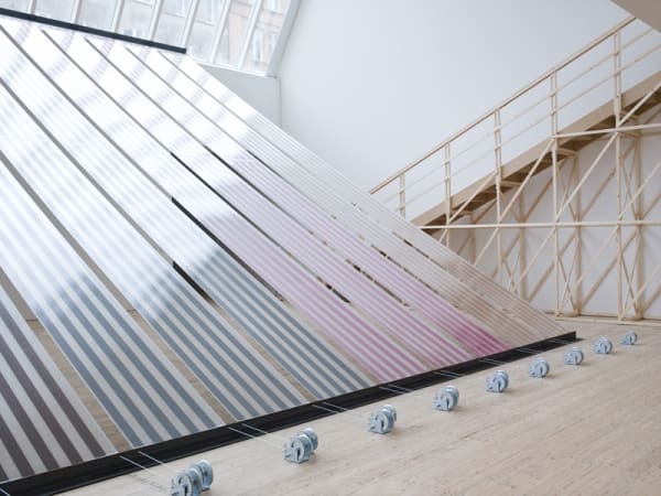 diagonal installation of ceiling