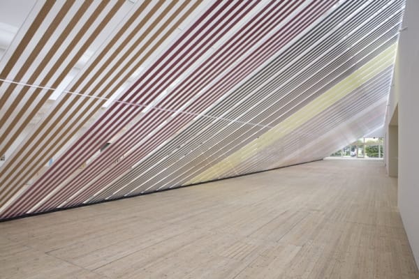 diagonal installation of ceiling