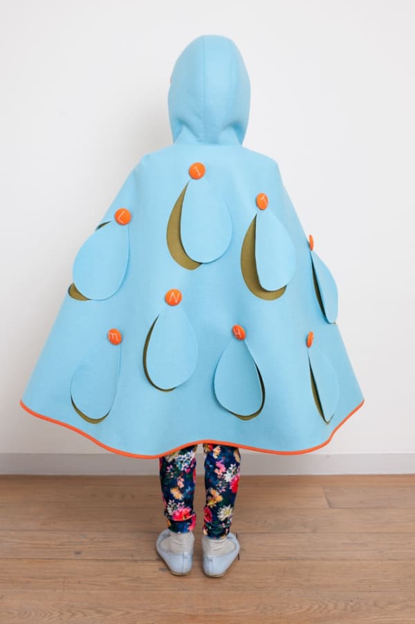 blue cape