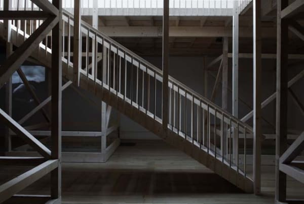 stairwell to installation